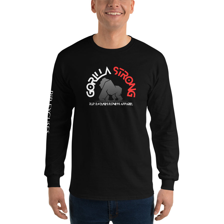 Men’s Long Sleeve Tee - Gorilla Strong