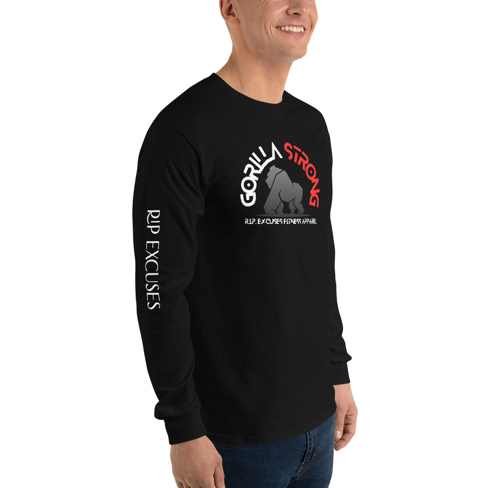 Men’s Long Sleeve Tee - Gorilla Strong