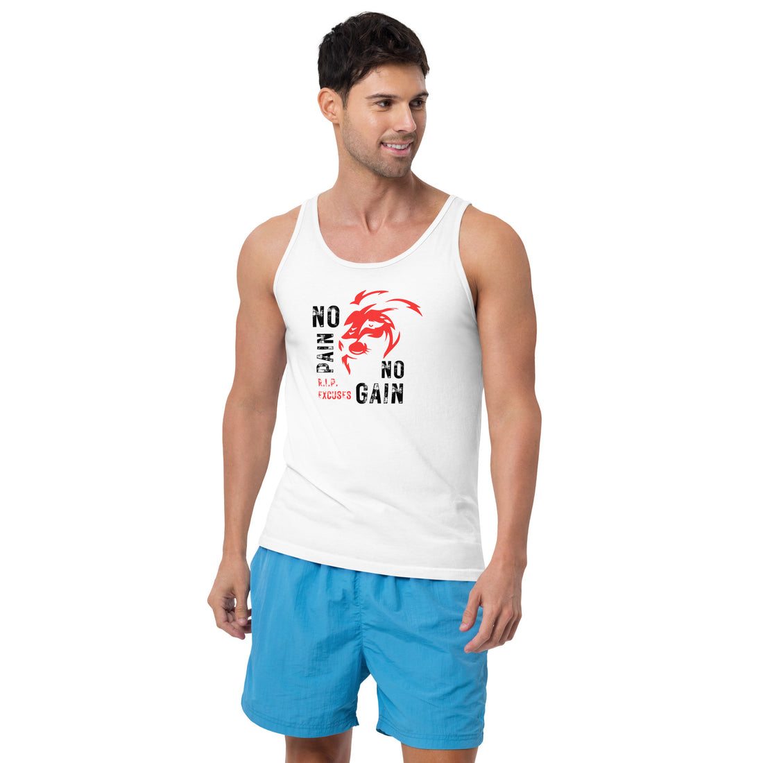 Men's Tank Top - No Pain No Gain