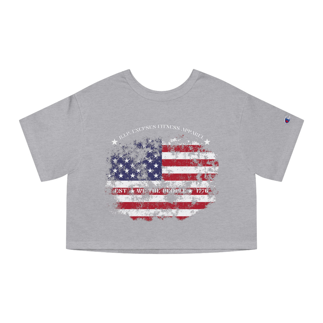 Champion Women's Crop Tee - Land of the Free