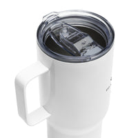 Travel Mug with Handle - #RIP Excuses