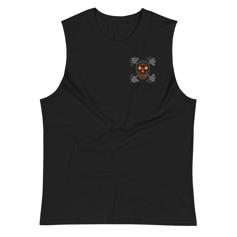 Muscle Shirt - Sugar Skull #RIP Excuses