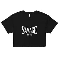 Ladie's Crop Top - Savage Soul