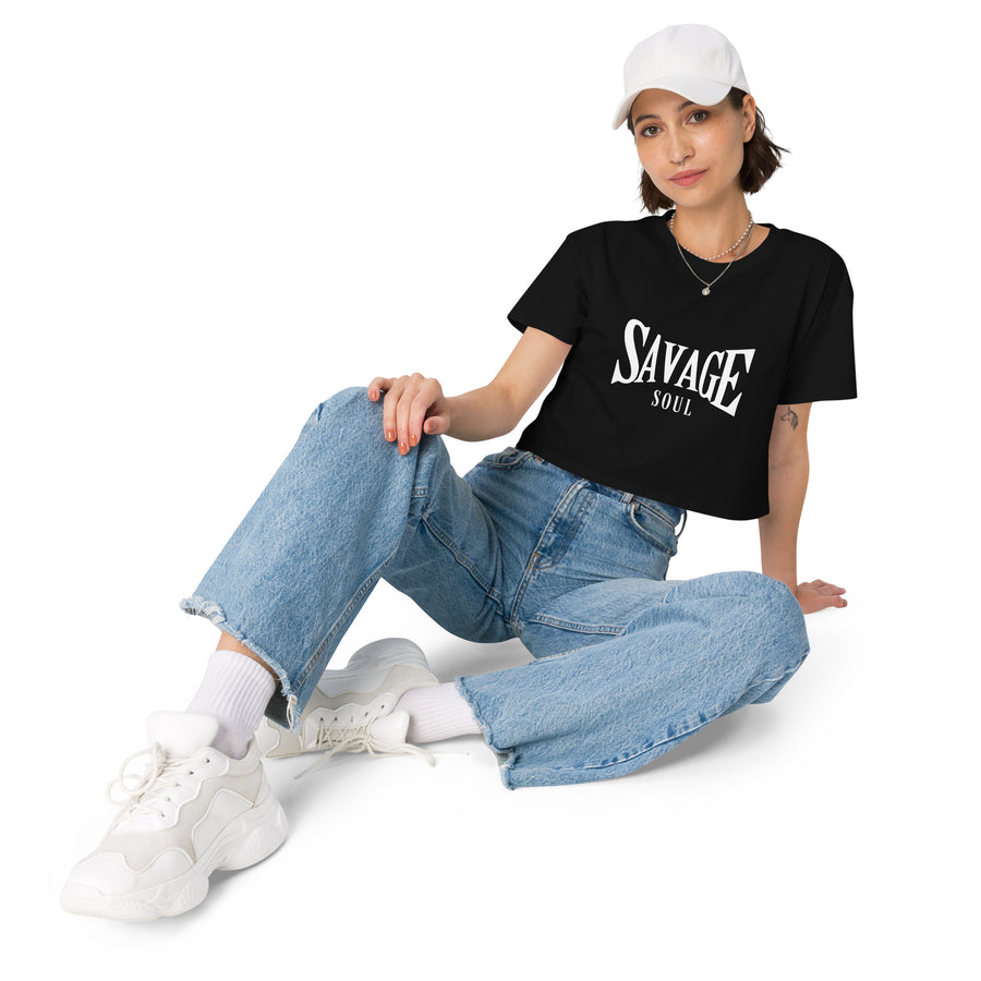 Ladie's Crop Top - Savage Soul