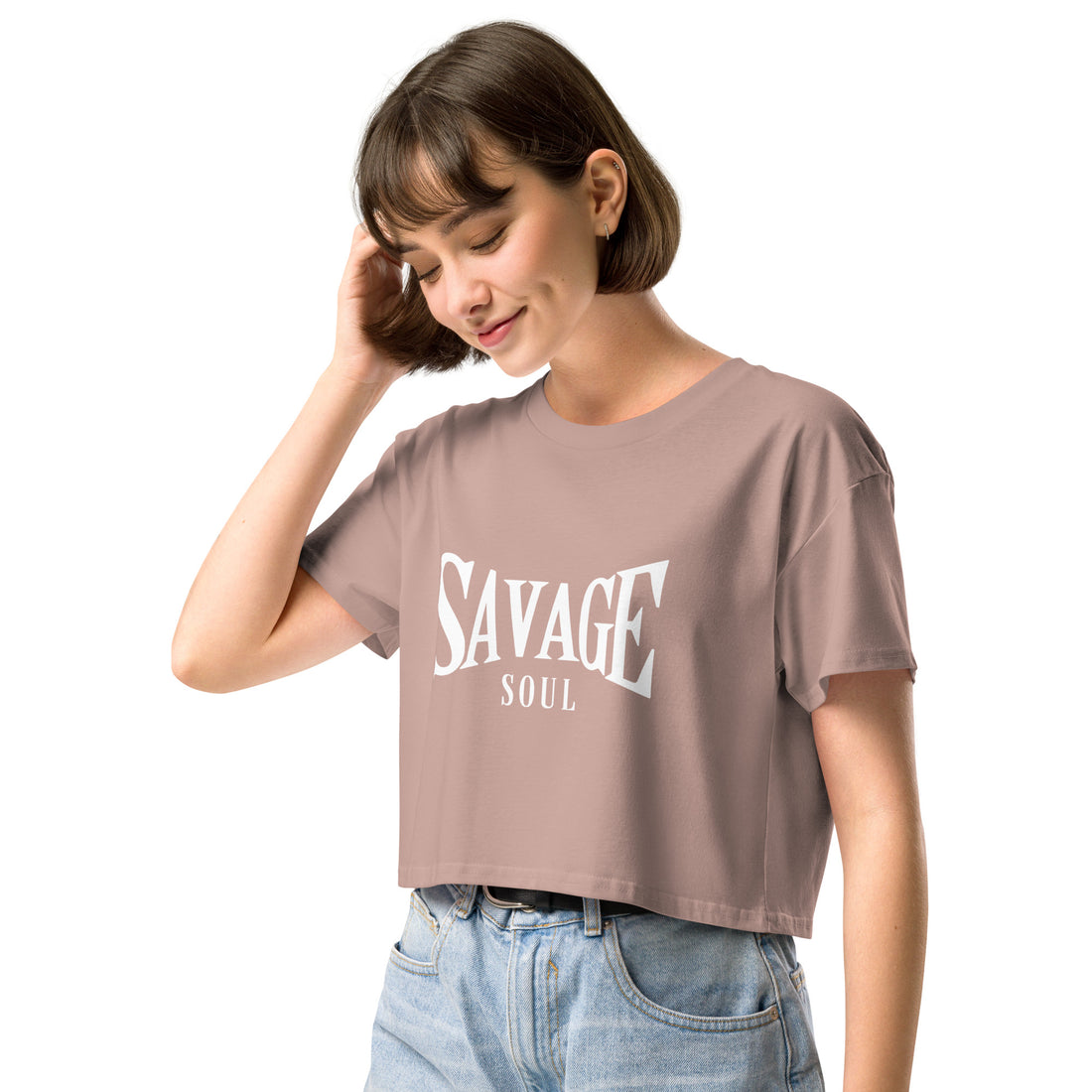 Ladie's Crop Top - Savage Soul