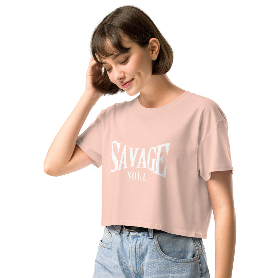 Ladie's Crop Top - Savage Soul