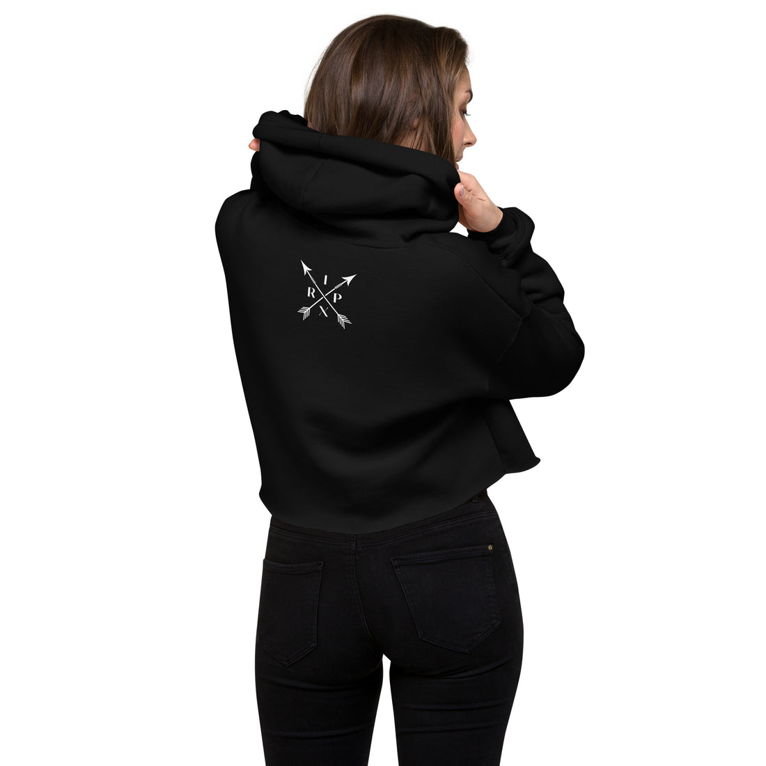 Ladies Crop Hoodie - Keep Making Plays