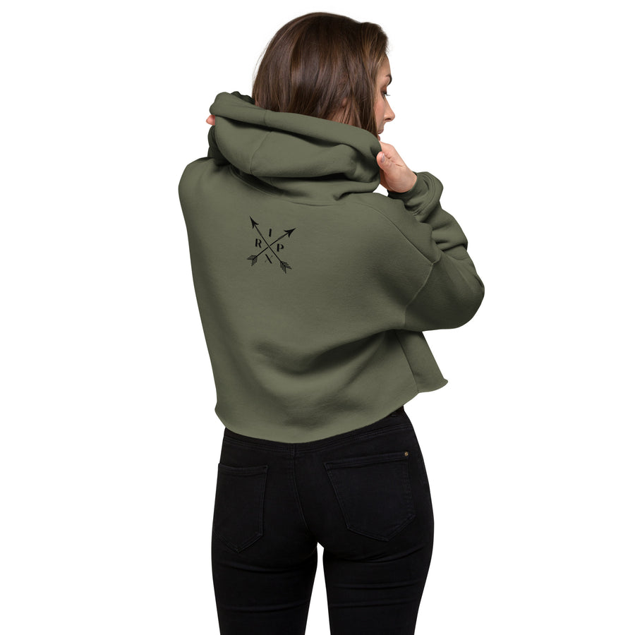 Ladies Crop Hoodie - Keep Making Plays