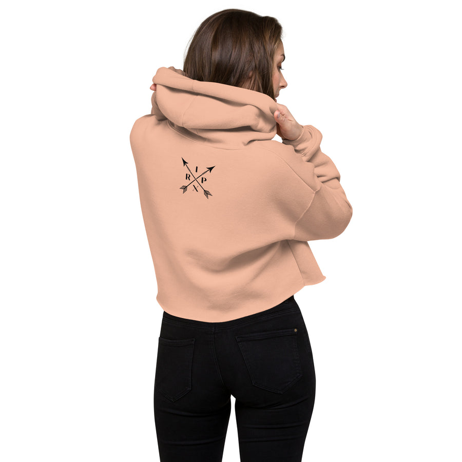 Ladies Crop Hoodie - Keep Making Plays