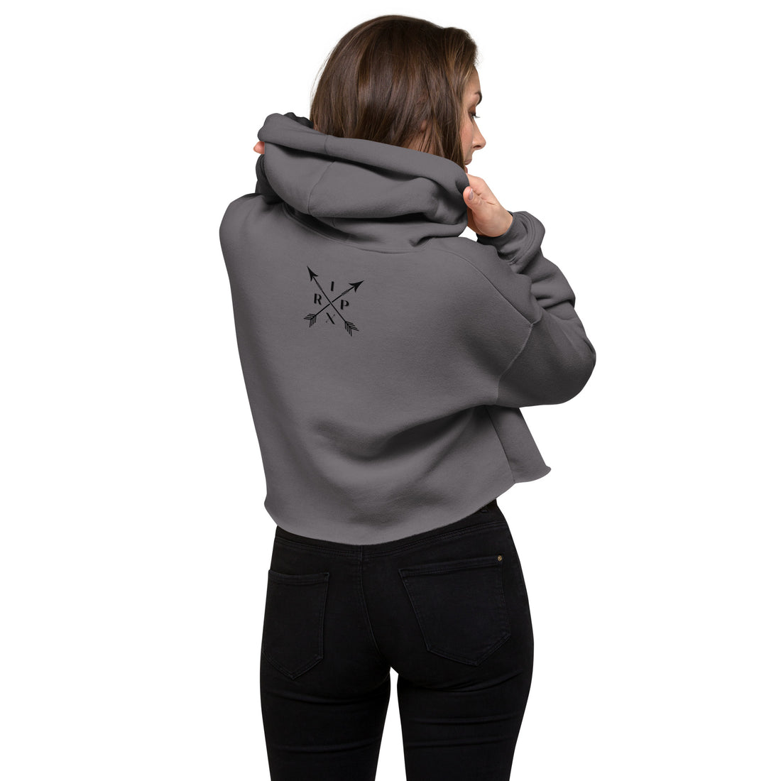 Ladies Crop Hoodie - Keep Making Plays