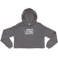 Crop Hoodie - LimitLess, FearLess, RelentLess