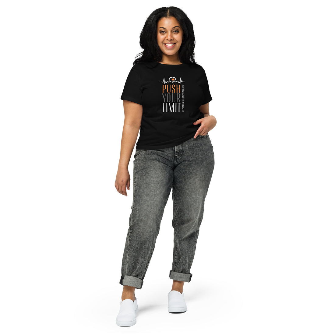 Women’s High-waisted Tee - Push your Limit