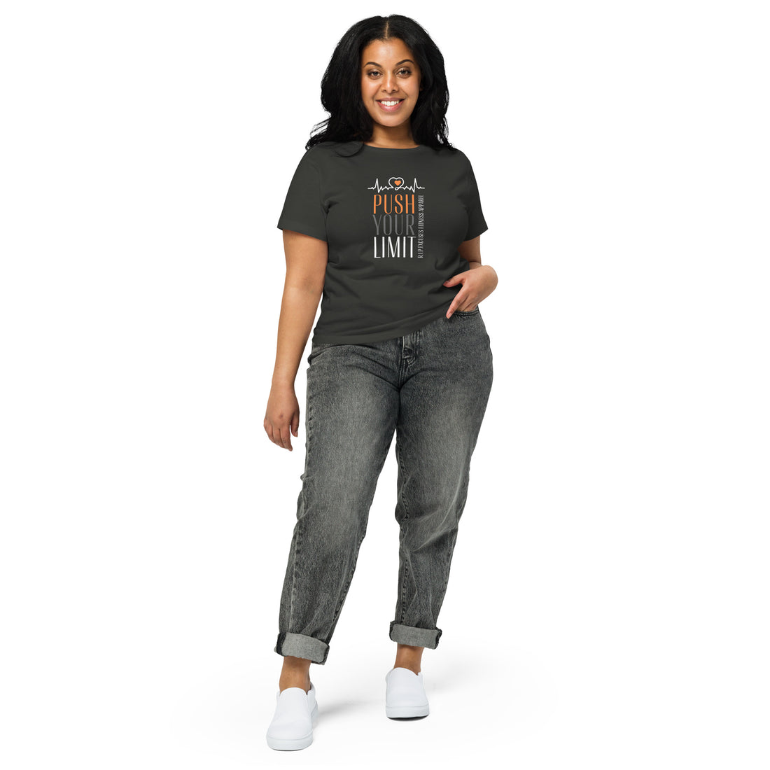 Women’s High-waisted Tee - Push your Limit