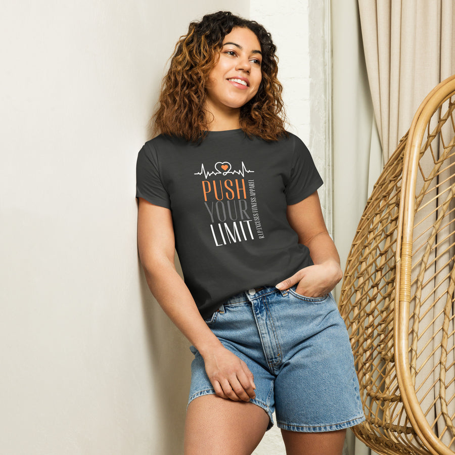 Women’s High-waisted Tee - Push your Limit