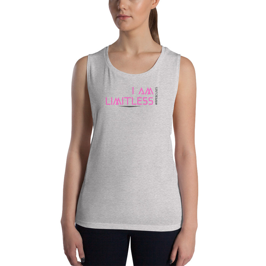 Ladies’ Muscle Tank - I am Limitless