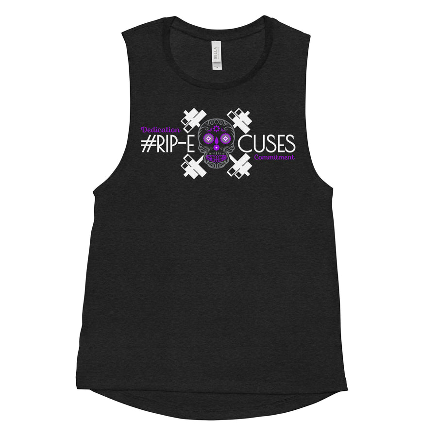 Ladies’ Muscle Tank - #RIP Excuses