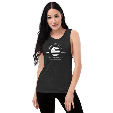 Ladies’ Muscle Tank - #RIP Excuses Unstoppable