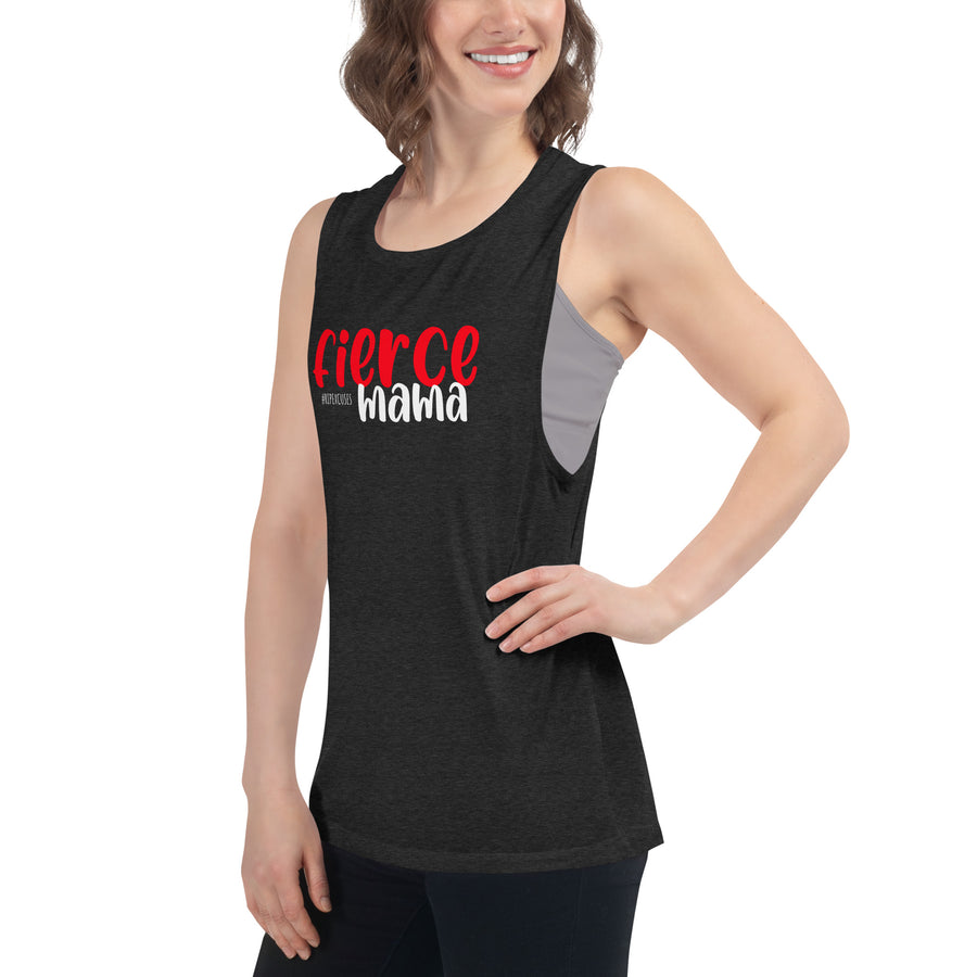 Ladies’ Muscle Tank - Fierce Mama