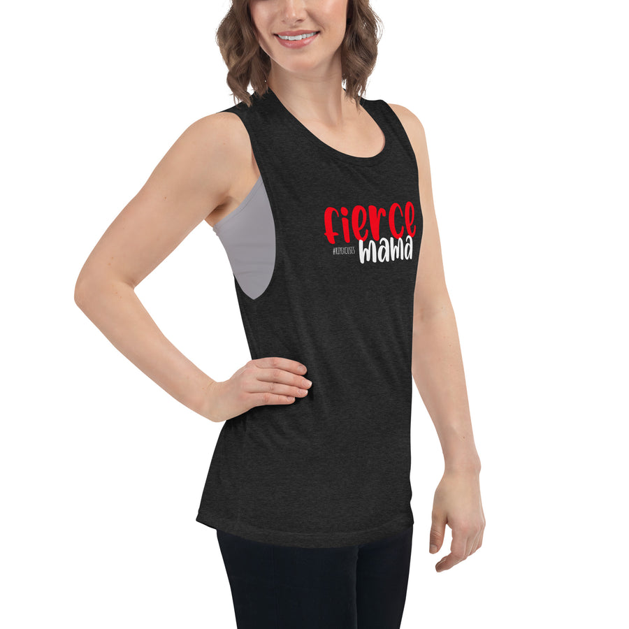 Ladies’ Muscle Tank - Fierce Mama