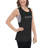 Ladies’ Muscle Tank - Fight Harder