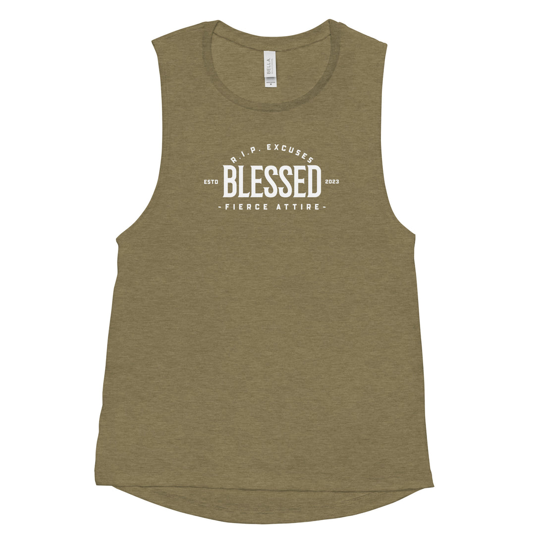 Ladies’ Muscle Tank - Blessed