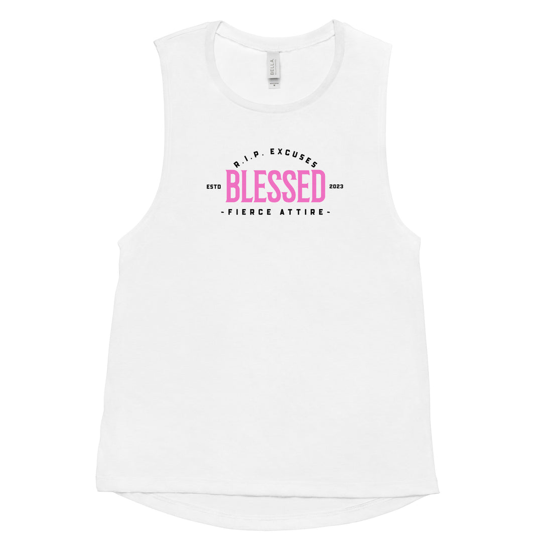 Ladies’ Muscle Tank - Blessed