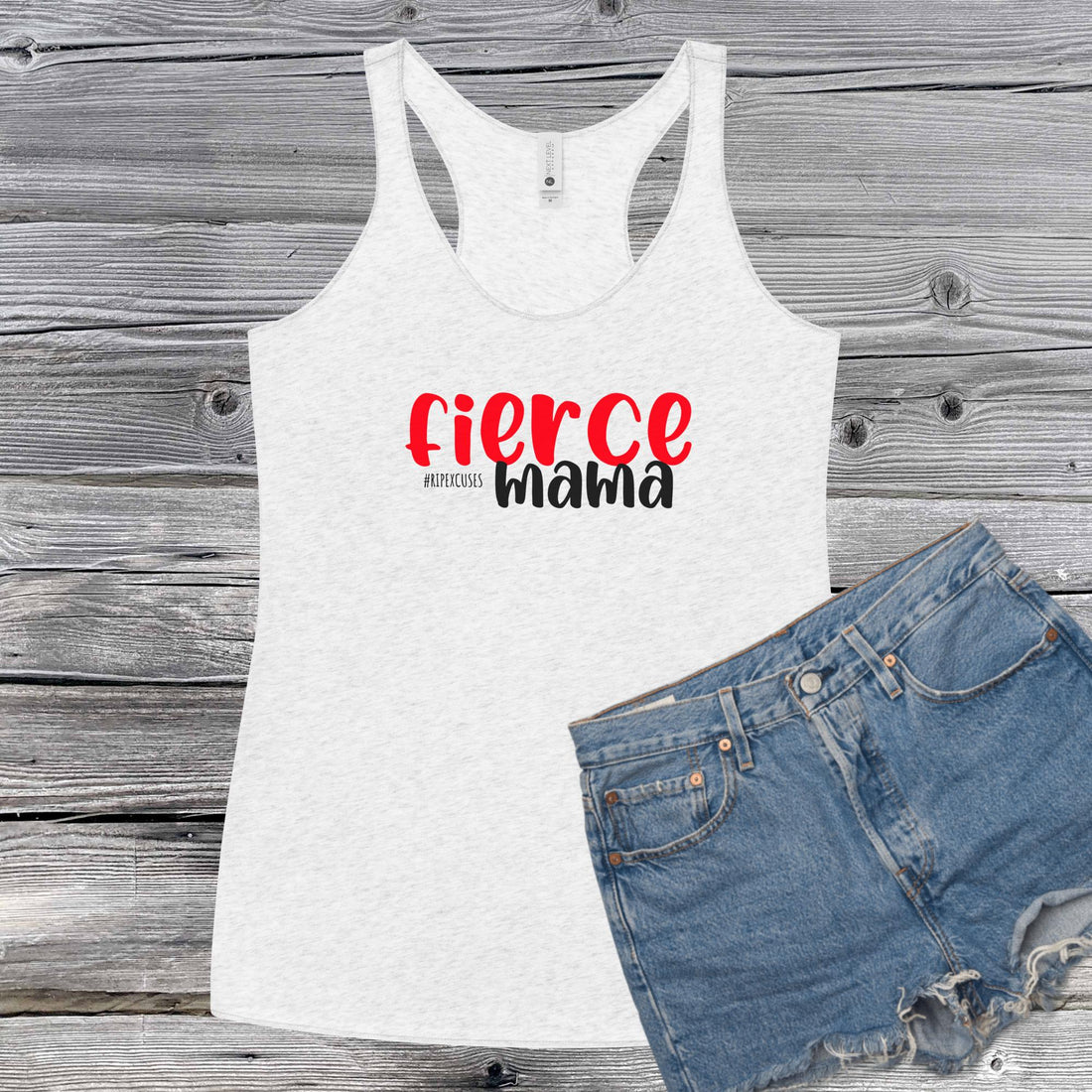 Women's Racerback Tank - Fierce Mama