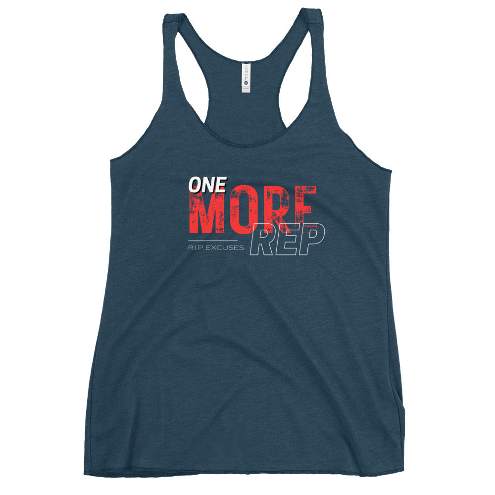 Women's Racerback Tank - One more Rep