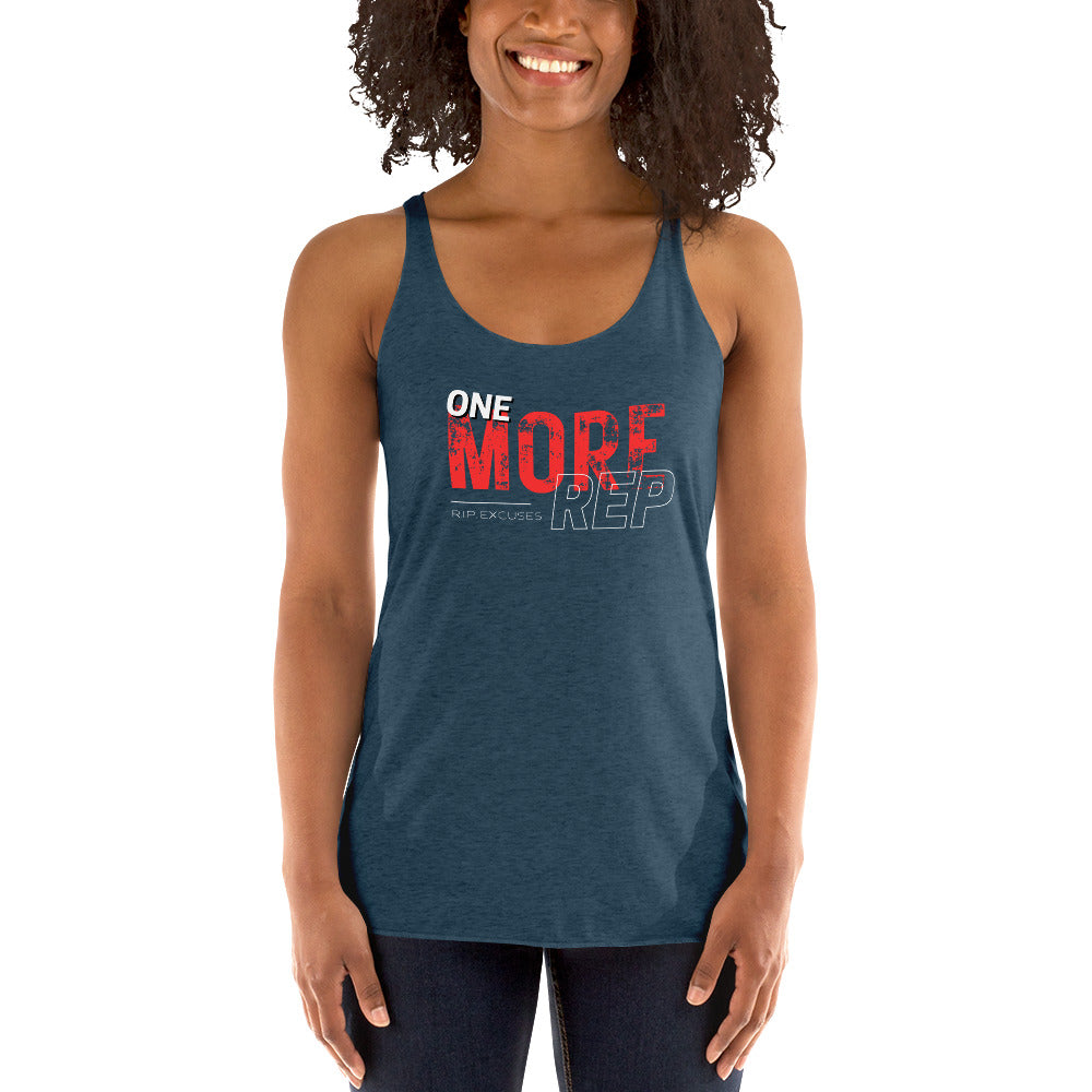 Women's Racerback Tank - One more Rep