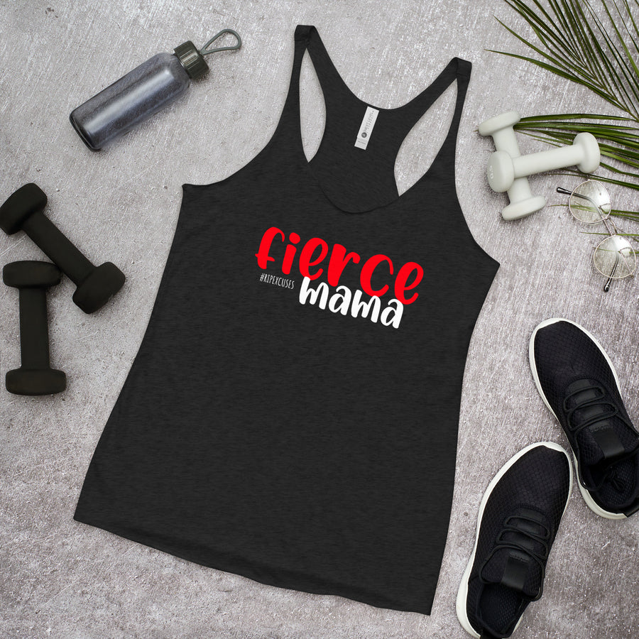 Women's Racerback Tank - Fierce Mama