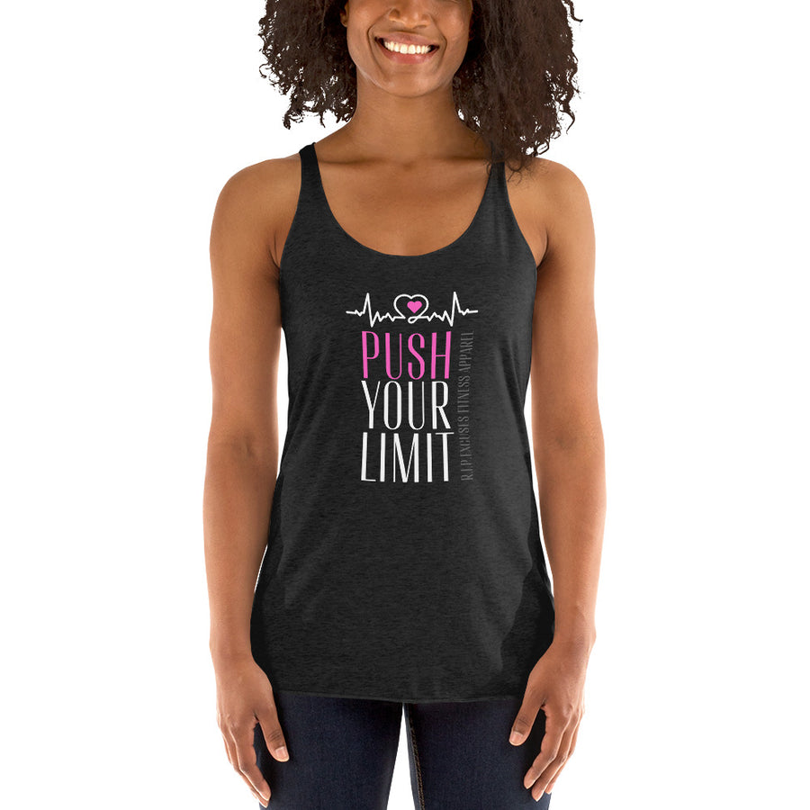 Women's Racerback Tank - Push your Limit