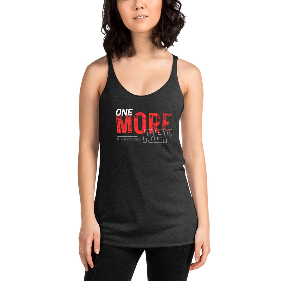 Women's Racerback Tank - One more Rep