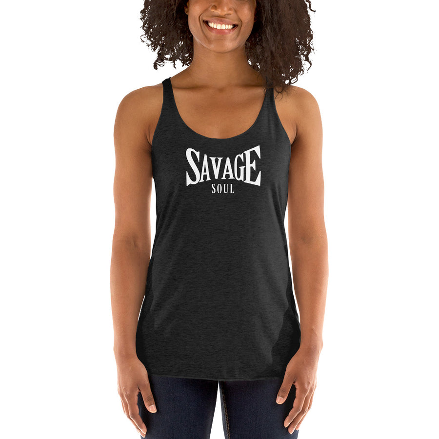 Women's Racerback Tank - Savage Soul