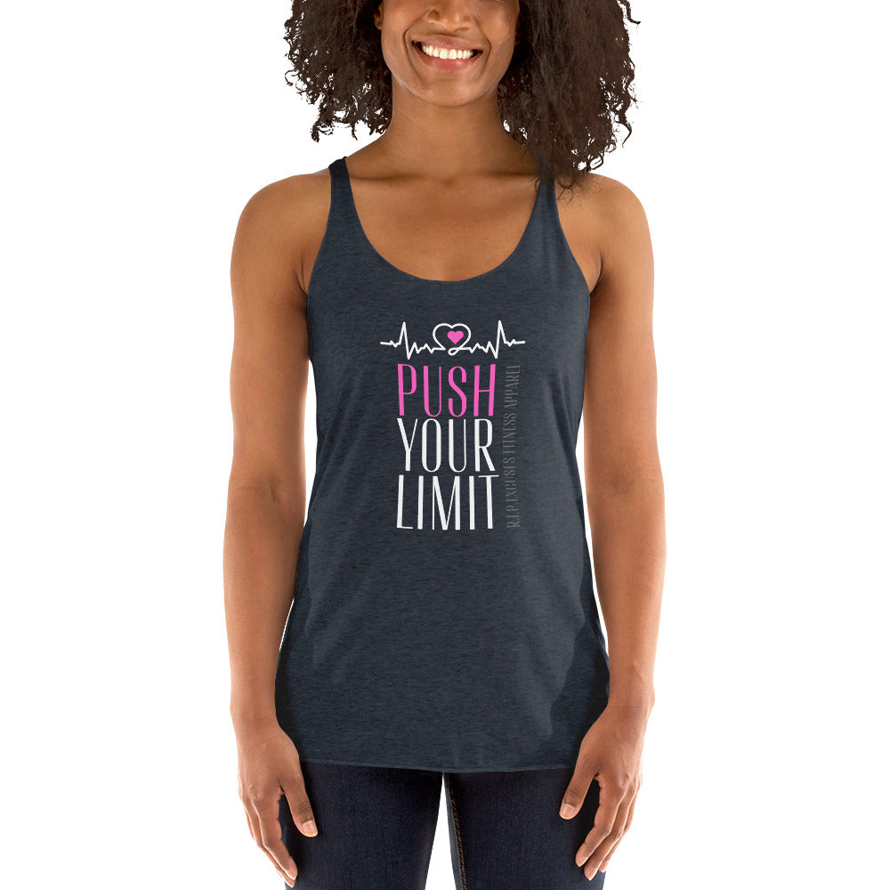 Women's Racerback Tank - Push your Limit