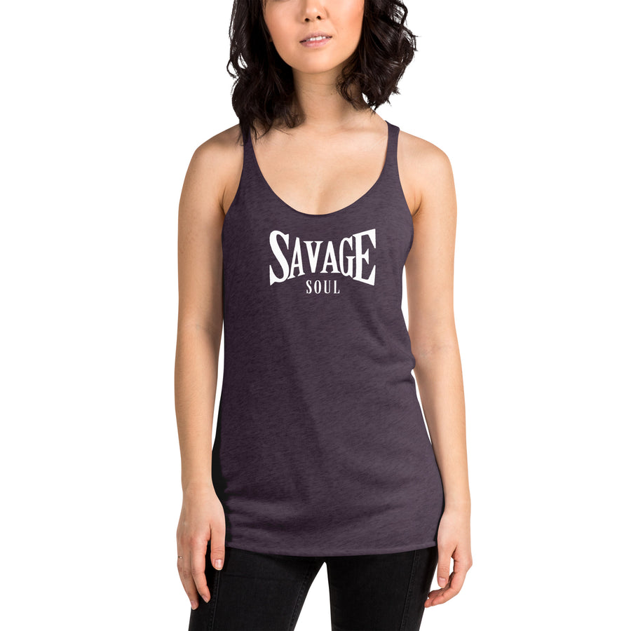 Women's Racerback Tank - Savage Soul