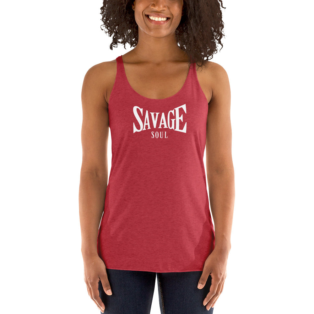 Women's Racerback Tank - Savage Soul