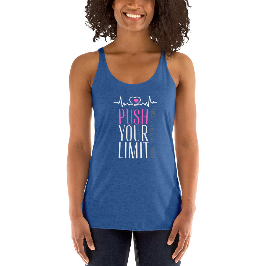 Women's Racerback Tank - Push your Limit