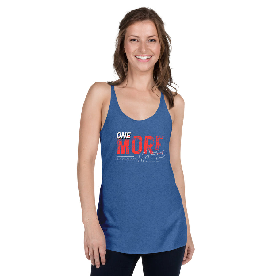 Women's Racerback Tank - One more Rep