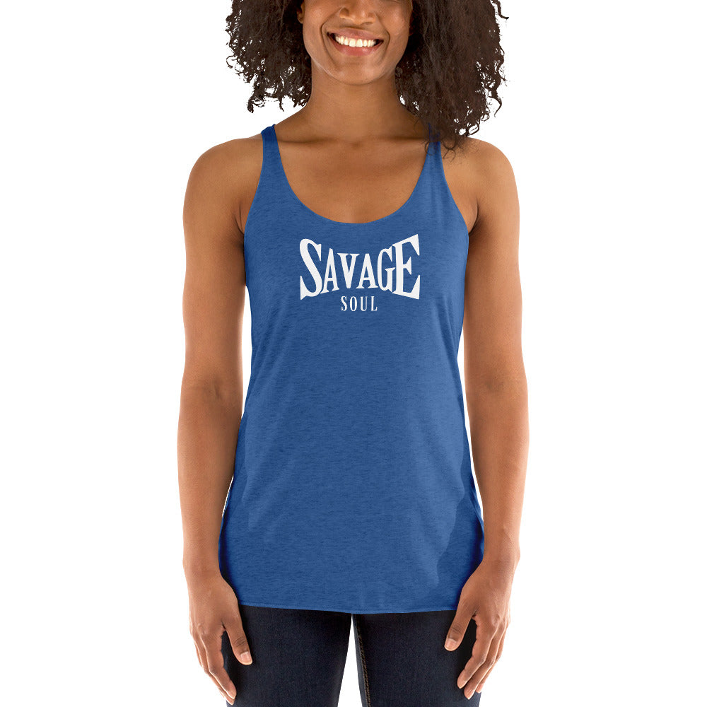 Women's Racerback Tank - Savage Soul