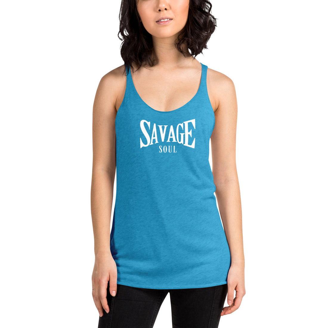 Women's Racerback Tank - Savage Soul