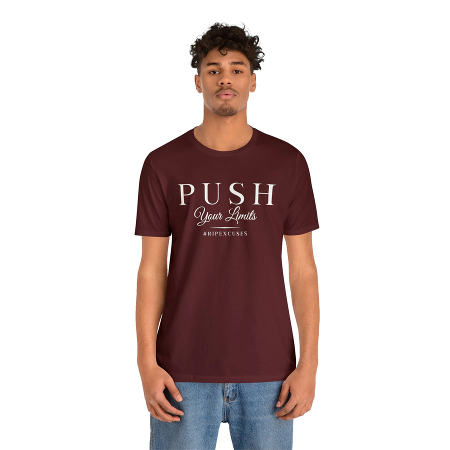 Unisex Jersey Tee - Push Your Limits