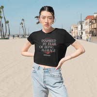 Women's Flowy Cropped Tee - Inspired by Fear of Average