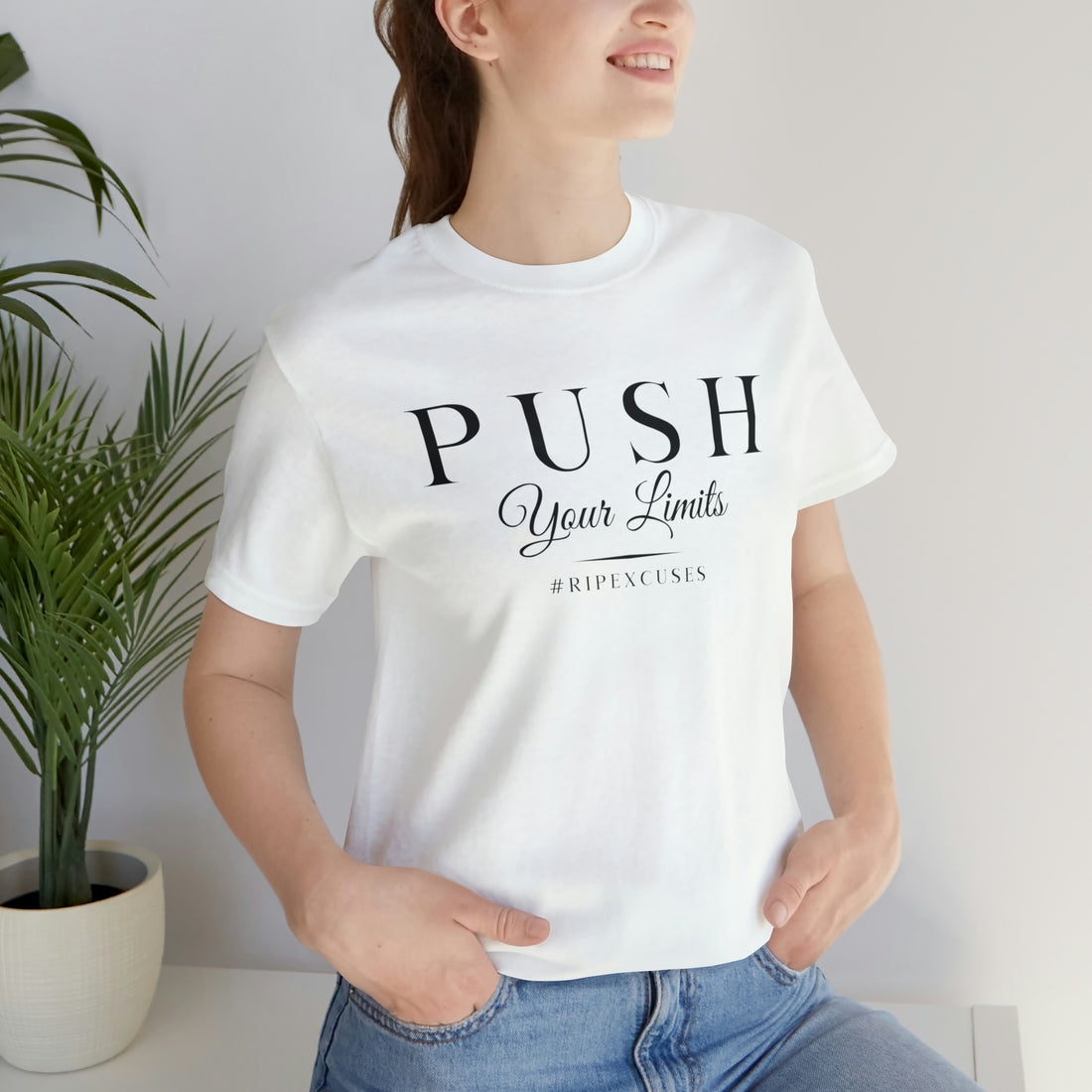 Unisex Jersey Tee - Push Your Limits