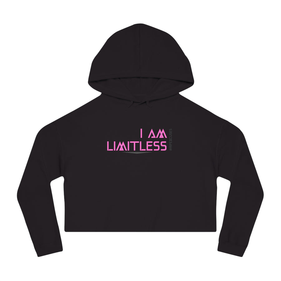 Women’s Crop Hooded Sweatshirt - I am Limitless