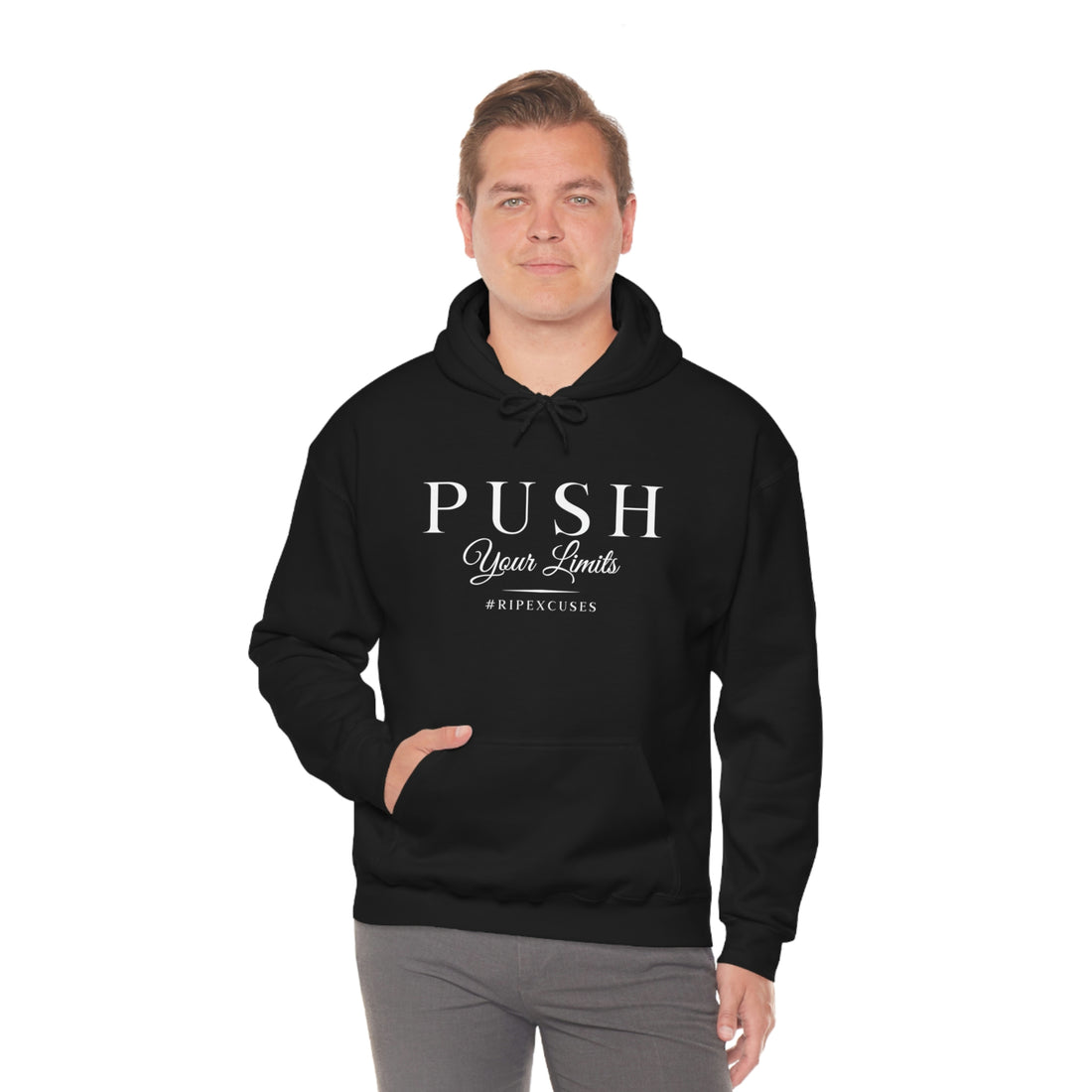 Unisex Hooded Sweatshirt - Push Your Limits