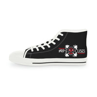 Men's High Top Sneakers - #RIP Excuses