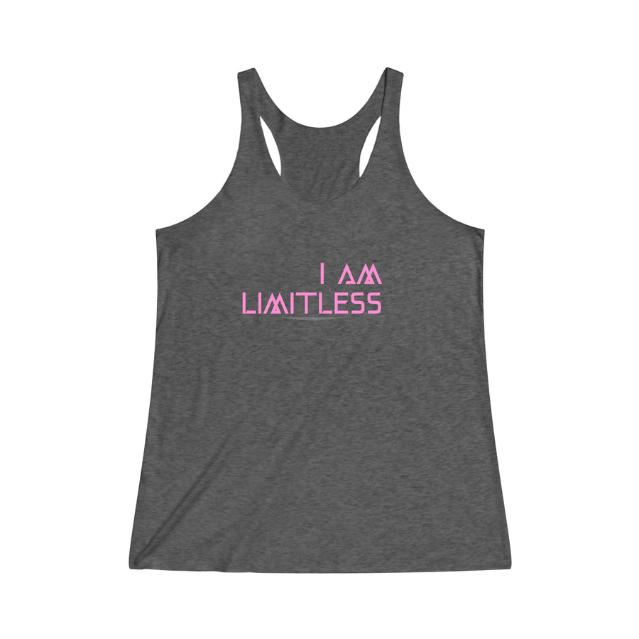 Women's Racerback Tank - I am Limitless