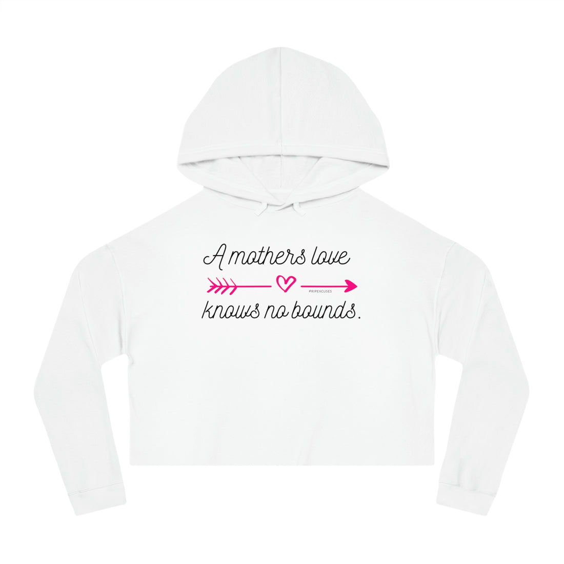 Women’s Crop Hooded Sweatshirt - A Mothers Love