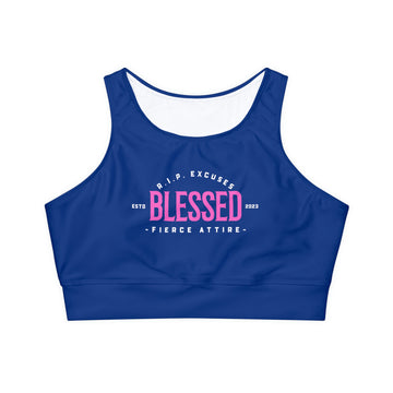 Sports Bra - Blessed