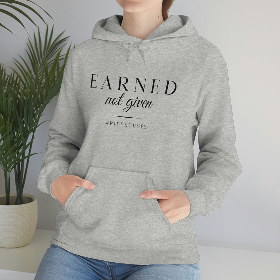 Unisex Heavy Blend™ Hooded Sweatshirt - Earned Not Given